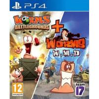 Worms Battlegrounds and  Worms WMD - Double Pack[Б.У. ИГРЫ PLAYSTATION 4]