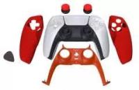 Набор DOBE 4в1 для геймпада Playstation DualSense 5, TP5-1529 красный [АКСЕССУАРЫ]